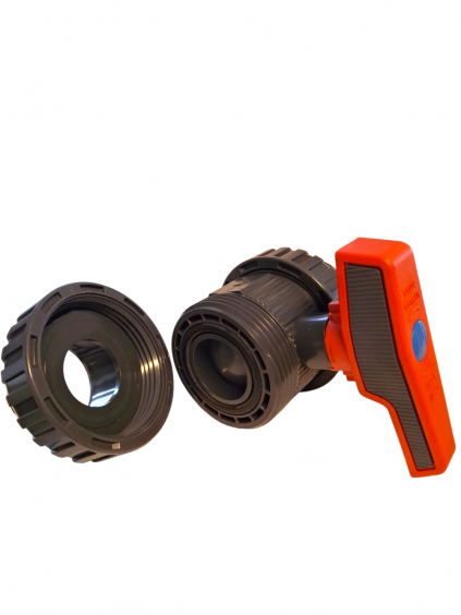 PVC-U Kugelhahn UP 60ST Cepex mit Klebemuffe 63 mm, PN16